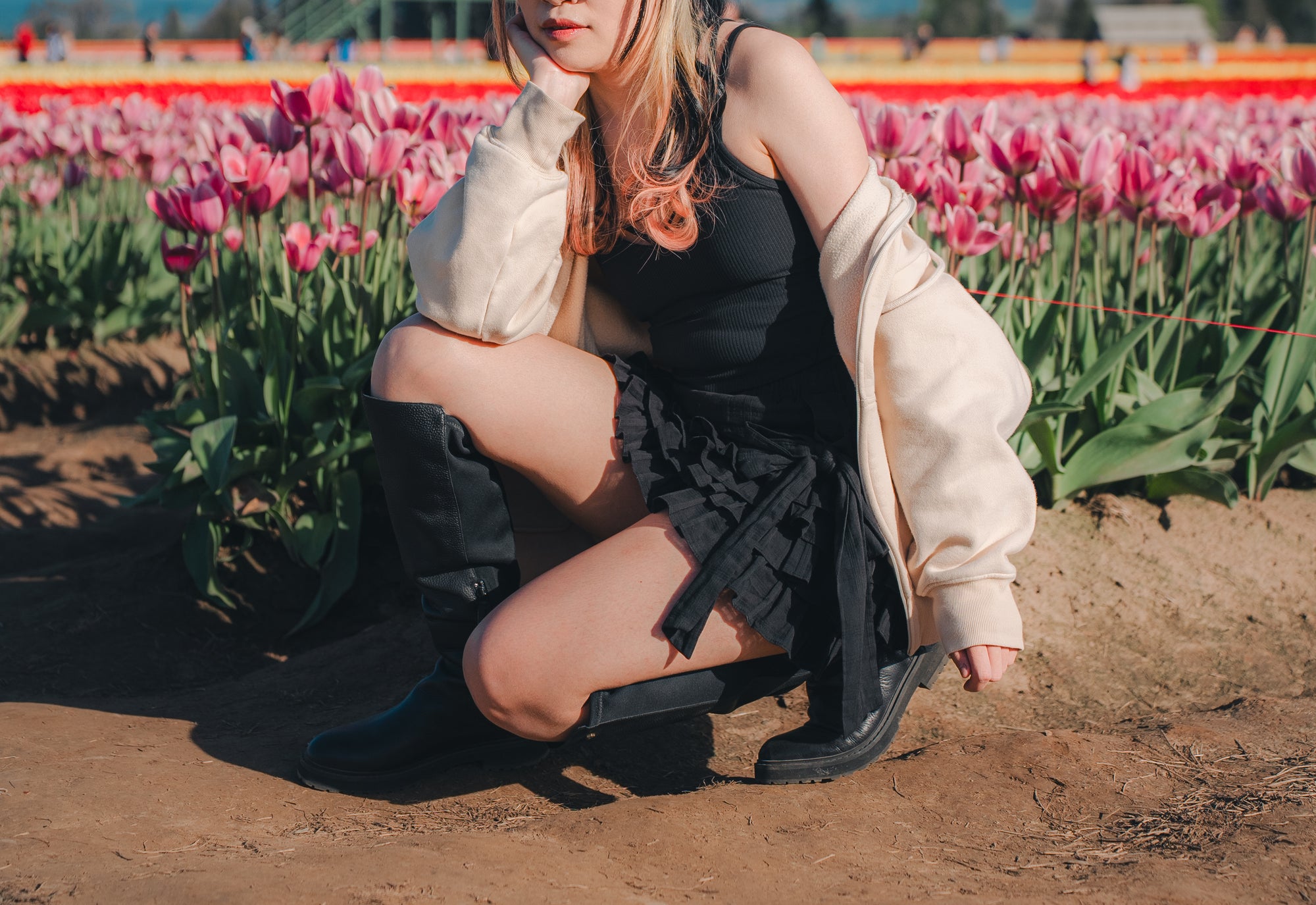 [PRE-ORDER] Black Sesame Layer Cake Skirt