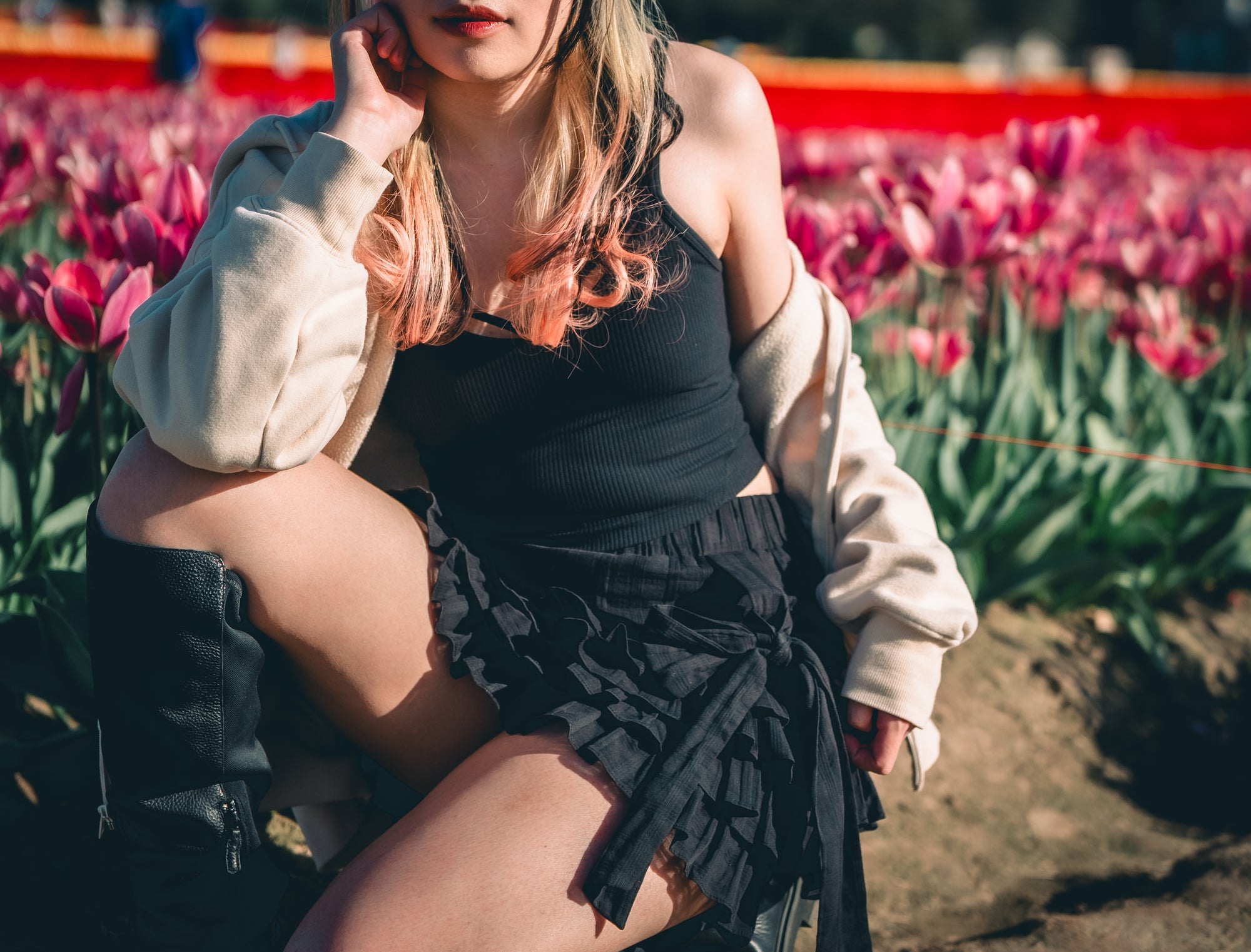 [PRE-ORDER] Black Sesame Layer Cake Skirt