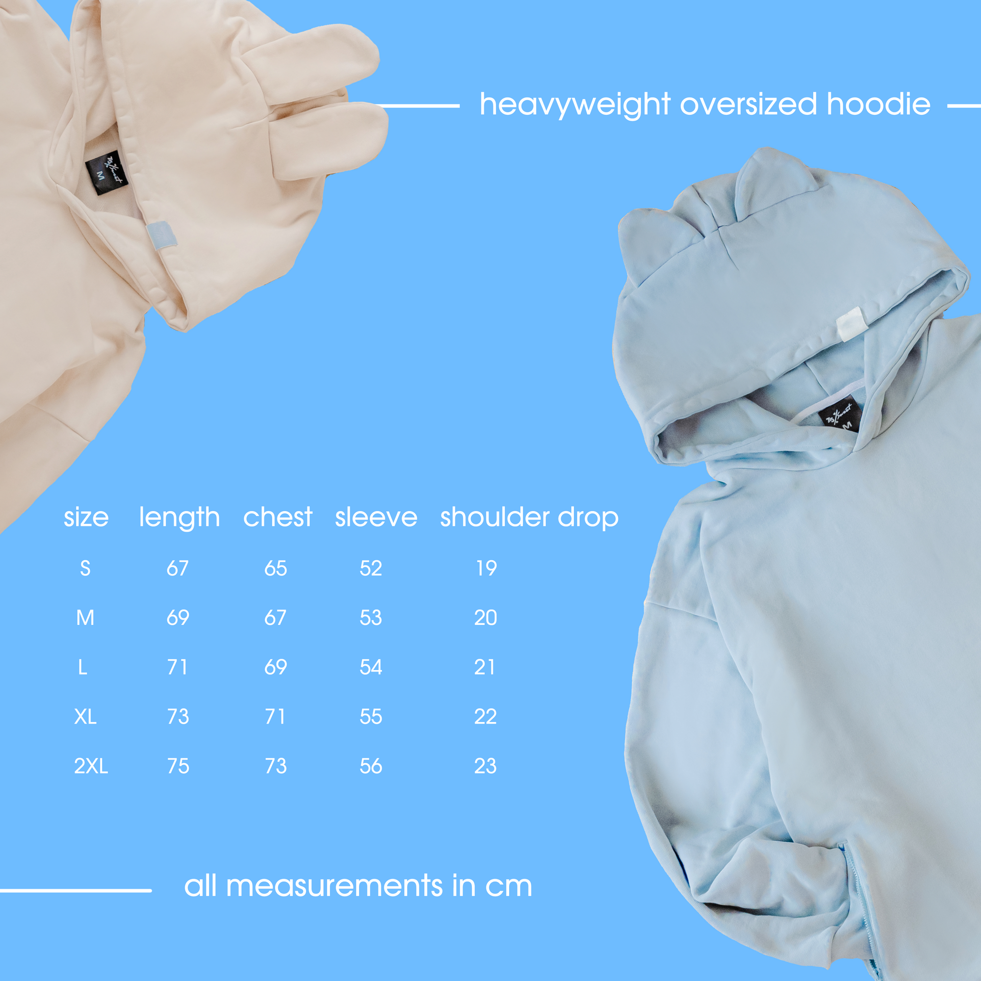 [PRE-ORDER] Sea Salt Cream Heavyweight Hoodie